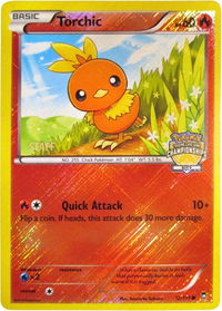 Torchic - 12/111 (City Championships) [Staff] - League & Championship Cards (PR) #012/111 - Promo Pokémon Trading Card