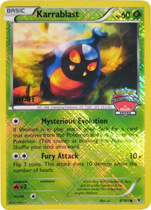 Karrablast - 8/101 (Championship Series) [Staff] - League & Championship Cards (PR) #008/101 - Promo Pokémon Trading Card