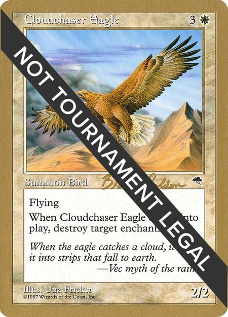 Cloudchaser Eagle - 1998 Brian Selden (TMP) - World Championship Decks Magic: The Gathering trading card