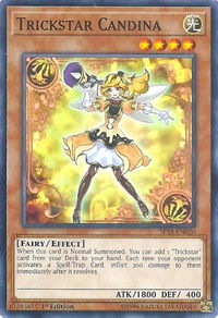 Trickstar Candina - Star Pack VRAINS (SPV) #SP18-EN020 - Common / Short Print YuGiOh Trading Card