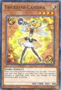 Trickstar Candina (Starfoil) - Star Pack VRAINS (SPV) #SP18-EN020 - Rare YuGiOh Trading Card