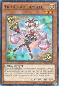 Trickstar Lilybell (Starfoil) - Star Pack VRAINS (SPV) #SP18-EN021 - Rare YuGiOh Trading Card