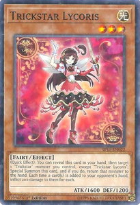 Trickstar Lycoris (Starfoil) - Star Pack VRAINS (SPV) #SP18-EN022 - Rare YuGiOh Trading Card