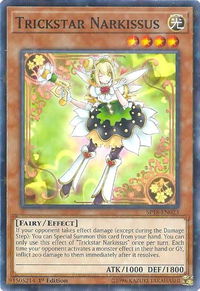 Trickstar Narkissus (Starfoil) - Star Pack VRAINS (SPV) #SP18-EN023 - Rare YuGiOh Trading Card