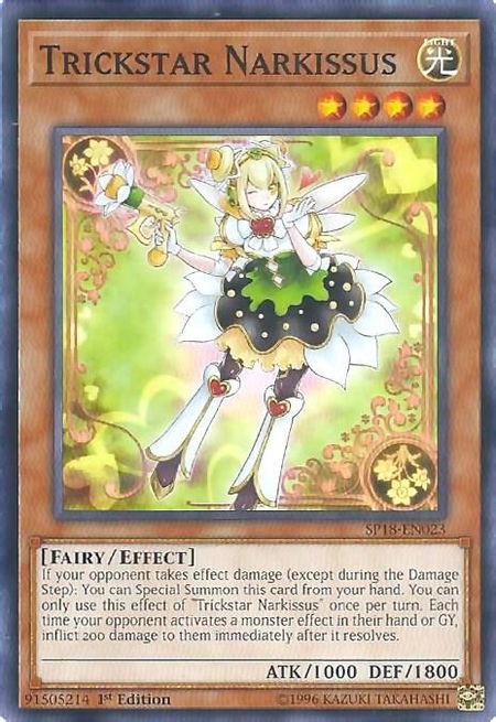 Trickstar Narkissus - Star Pack VRAINS YuGiOh trading card