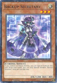 Backup Secretary (Starfoil) - Star Pack VRAINS (SPV) #SP18-EN002 - Rare YuGiOh Trading Card