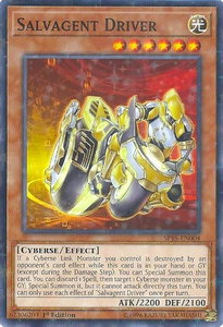 Salvagent Driver (Starfoil) - Star Pack VRAINS (SPV) #SP18-EN004 - Rare YuGiOh Trading Card