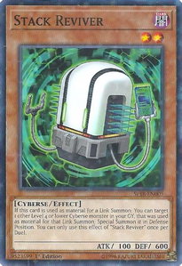 Stack Reviver (Starfoil) - Star Pack VRAINS (SPV) #SP18-EN005 - Rare YuGiOh Trading Card