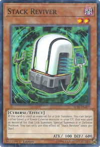 Stack Reviver (Starfoil) - Star Pack VRAINS (SPV) #SP18-EN005 - Rare YuGiOh Trading Card