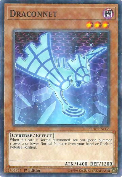 Draconnet (Starfoil) trading card from Star Pack VRAINS Draconnet (Starfoil) - Star Pack VRAINS YuGiOh trading card