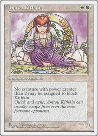 Amrou Kithkin - Fourth Edition (4ED) #2 - Common Magic: The Gathering Trading Card