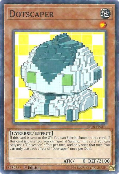Dotscaper (Starfoil) trading card from Star Pack VRAINS Dotscaper (Starfoil) - Star Pack VRAINS YuGiOh trading card