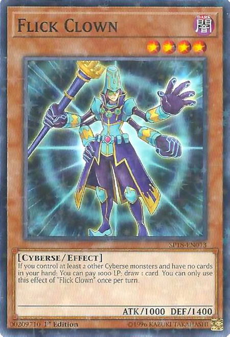 Flick Clown (Starfoil) - Star Pack VRAINS YuGiOh trading card