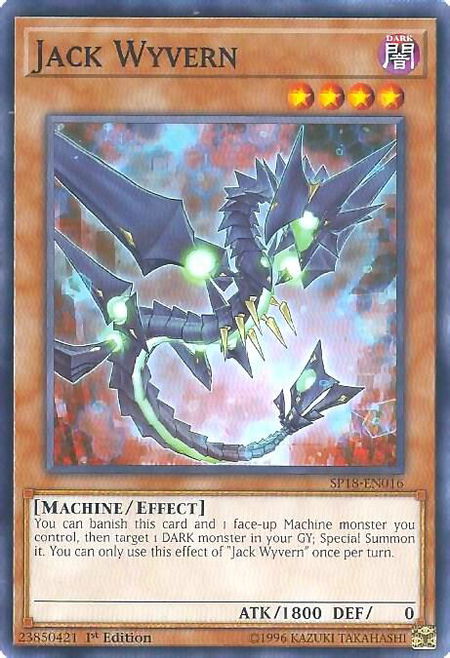 Jack Wyvern - Star Pack VRAINS YuGiOh trading card