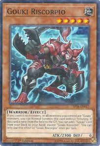Gouki Riscorpio (Starfoil) - Star Pack VRAINS (SPV) #SP18-EN017 - Rare YuGiOh Trading Card