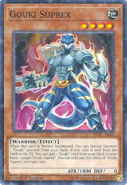 Gouki Suprex (Starfoil) - Star Pack VRAINS YuGiOh trading card