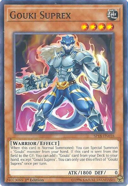 Gouki Suprex - Star Pack VRAINS YuGiOh trading card