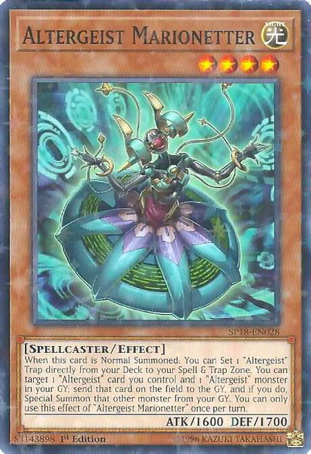Altergeist Marionetter (Starfoil) - Star Pack VRAINS YuGiOh trading card