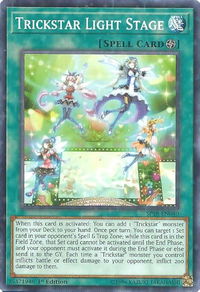 Trickstar Light Stage (Starfoil) - Star Pack VRAINS (SPV) #SP18-EN040 - Rare YuGiOh Trading Card