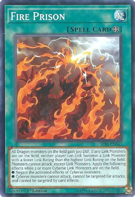 Fire Prison - Star Pack VRAINS YuGiOh trading card