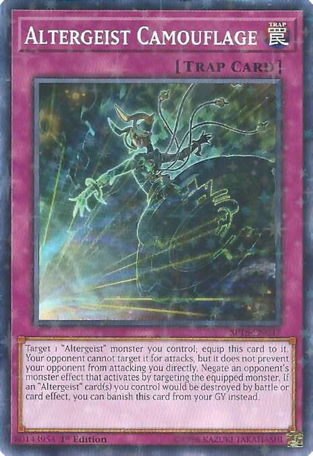 Altergeist Camouflage (Starfoil) - Star Pack VRAINS YuGiOh trading card
