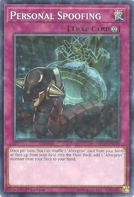 Personal Spoofing (Starfoil) - Star Pack VRAINS YuGiOh trading card