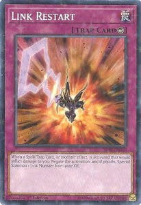 Link Restart (Starfoil) - Star Pack VRAINS (SPV) #SP18-EN050 - Rare YuGiOh Trading Card