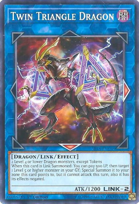 Twin Triangle Dragon - Star Pack VRAINS YuGiOh trading card