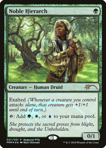 Noble Hierarch trading card from Pro Tour Promos Noble Hierarch - Pro Tour Promos Magic: The Gathering trading card