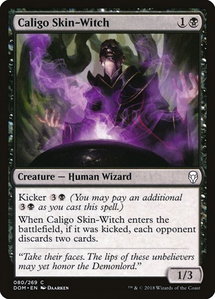 Caligo Skin-Witch - Dominaria (DOM) #80 - Common Magic: The Gathering Trading Card