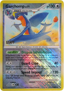 Garchomp - 5/147 (Championship Promo) [Staff] - League & Championship Cards (PR) #005/147 - Promo Pokémon Trading Card