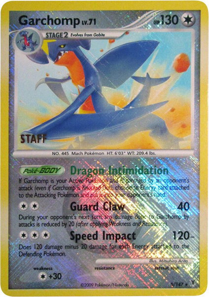 Garchomp - 5/147 (Championship Promo) [Staff] - League & Championship Cards Pokémon trading card