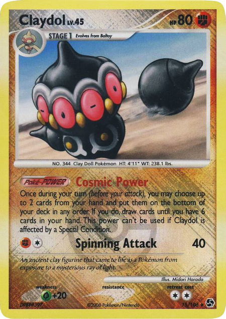 Claydol - 15/106 (League Promo) - League & Championship Cards Pokémon trading card