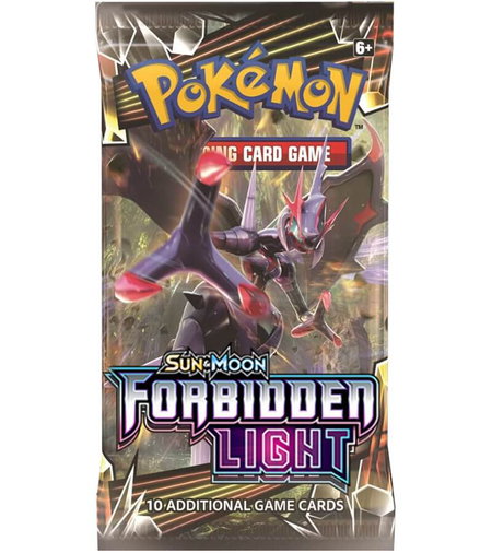 Forbidden Light Booster Pack trading card from SM - Forbidden Light Forbidden Light Booster Pack - SM - Forbidden Light Pokémon trading card