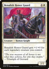 Benalish Honor Guard - Dominaria (DOM) #5 - Common Magic: The Gathering Trading Card
