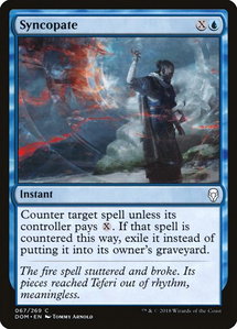 Syncopate - Dominaria (DOM) #67 - Common Magic: The Gathering Trading Card