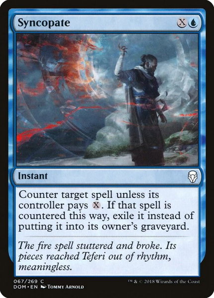 Syncopate - Dominaria Magic: The Gathering trading card