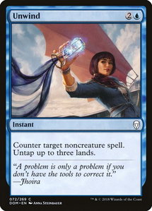 Unwind - Dominaria (DOM) #72 - Common Magic: The Gathering Trading Card