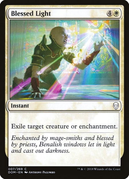 Blessed Light - Dominaria Magic: The Gathering trading card