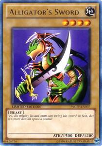 Alligator's Sword - World Championship 2010 Card Pack YuGiOh trading card
