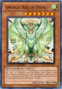 Simorgh, Bird of Divinity - World Championship 2010 Card Pack (WCPP) #WCPP-EN016 - Rare YuGiOh Trading Card