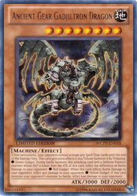 Ancient Gear Gadjiltron Dragon - World Championship 2010 Card Pack (WCPP) #WCPP-EN018 - Rare YuGiOh Trading Card