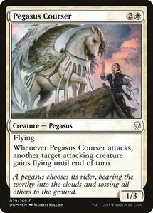 Pegasus Courser - Dominaria (DOM) #29 - Common Magic: The Gathering Trading Card