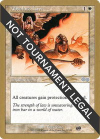 Absolute Law - 2000 Nicolas Labarre (USG) (SB) - World Championship Decks (WCD) #nl2sba - Special Magic: The Gathering Trading Card