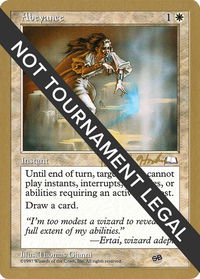 Abeyance - 1998 Brian Hacker (WTH) (SB) - World Championship Decks (WCD) #bh1sb - Special Magic: The Gathering Trading Card