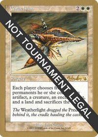 Cataclysm - 1998 Brian Hacker (EXO) - World Championship Decks (WCD) #bh3 - Special Magic: The Gathering Trading Card