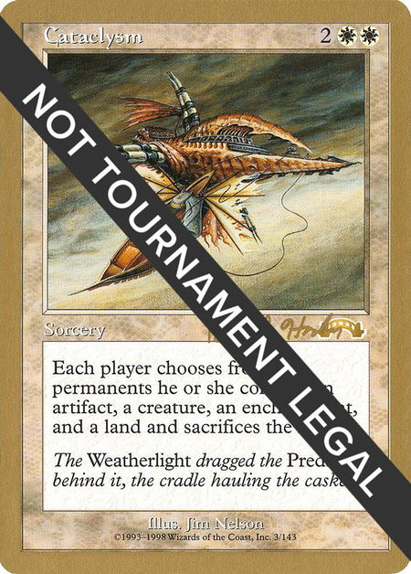 Cataclysm - 1998 Brian Hacker (EXO) - World Championship Decks Magic: The Gathering trading card