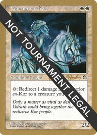 Warrior en-Kor - 1998 Brian Hacker (STH) - World Championship Decks (WCD) #bh23b - Special Magic: The Gathering Trading Card