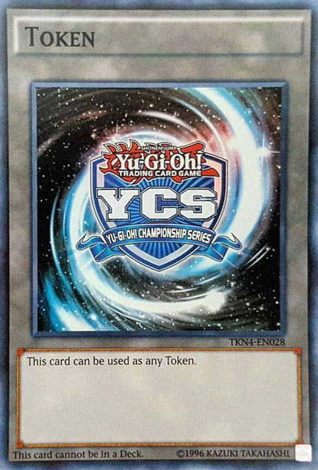 Yu-Gi-Oh Championship Series Token (2016 Pre-registration) - Yu-Gi-Oh! Tokens YuGiOh trading card