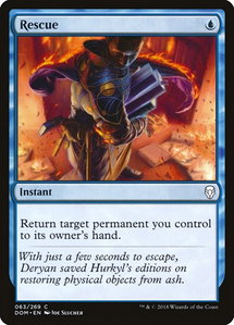 Rescue - Dominaria (DOM) #63 - Common Magic: The Gathering Trading Card